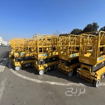 سيزر لفت للايجار بالدمام .. ببطاريات ليثيوم متطورة .. ارتفاع 8 متر و 10 متر شحن سريع